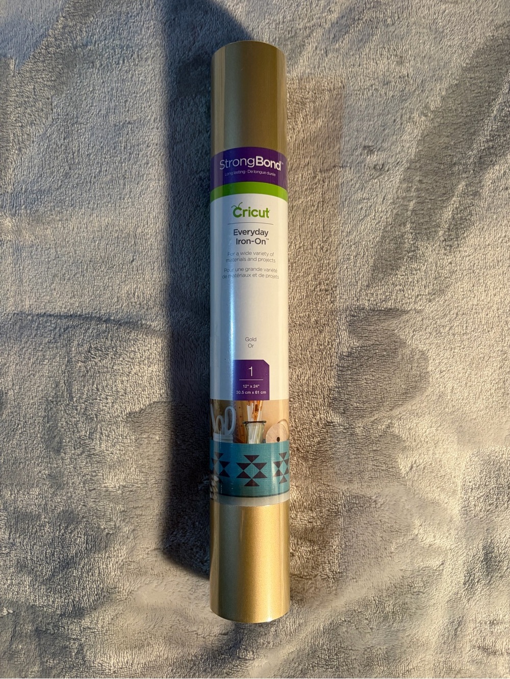 Cricut Gold Everyday Iron-On StrongBond Heat Transfer Vinyl